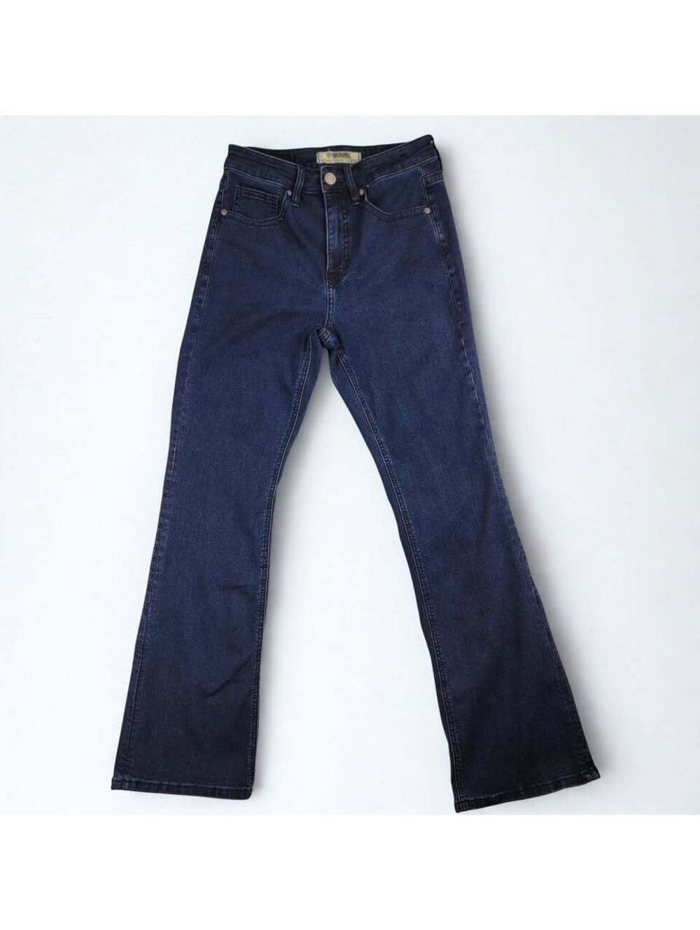 Rock & Roll Denim High Rise Bootcut Jeans W28 L32 Dark Wash Women's Western